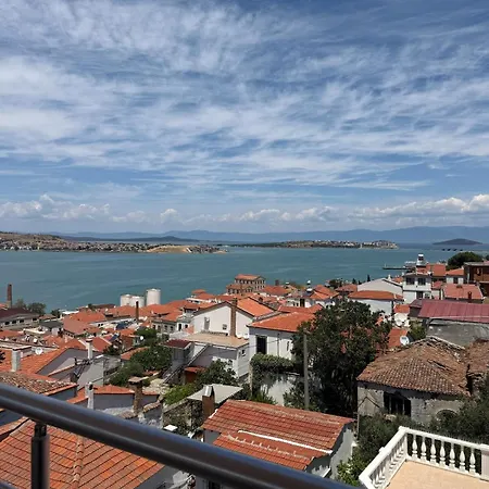 דירה Stunning Sea View With Spacious Terrace Ayvalı